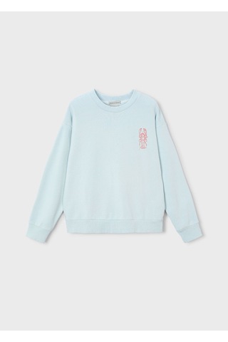 Mayoral Boston Erkek Çocuk İki İplik Sweatshirt Mavi