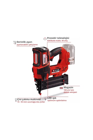 Einhell Professional Fixetto 18/50 N S-F Akülü Çivi Çakma Tabancası - 4257798