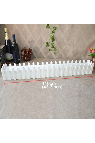 Sones Ahşap Çiçek Saksısı Çit Saklama Tutucu Saksı Köpüklü, Boyut: 110cm X 9cm X 11cm