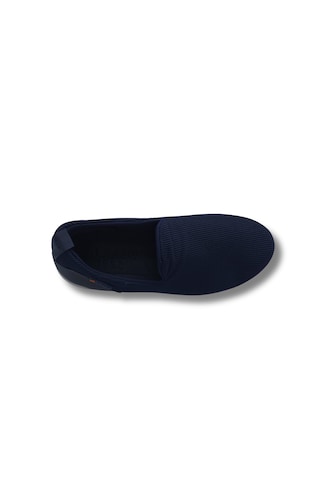 Tarzbu Kadın Esnek Örme Triko Slip-on Spor Ayakkabı - Hafif Ve Rahat Günlük Yürüyüş Ayakkabısı Tarzdı18 Mavi