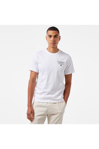 Converse All Star Erkek Beyaz T-shirt