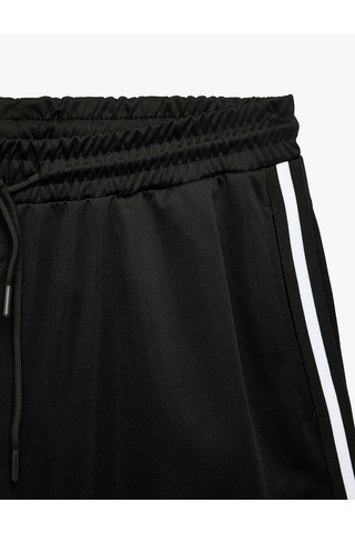 Koton Cepli Biyeli Beli Bağcıklı Spor Şort Siyah 6sam40131nk