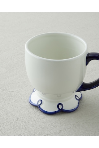 English Home Lovely Loop Dolomite Kupa 320 Ml Lacivert