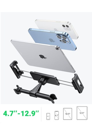 M50 Araç Koltuğu Uyumlu Telefon Ve Tablet Tutucu 360 Oto Koltuk