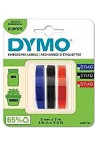 Dymo S0847750 Bls K-S-M Kabartma Şerit, 9 MM x 3 M 3'lü