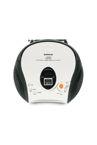 LENCO SCD-24 BEYAZ - CD ÇALARLI TAŞINABİLİR STEREO FM RADYO - BEY