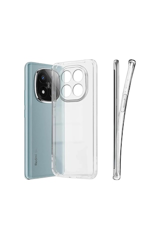 Redmi Note 15 Pro 4g Lüx Şeffaf Silikon - Şeffaf