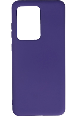 Newface Samsung Galaxy Uyumlu S20 Ultra Kılıf Nano İçi Kadife Silikon Glblseme - 16 - Mor