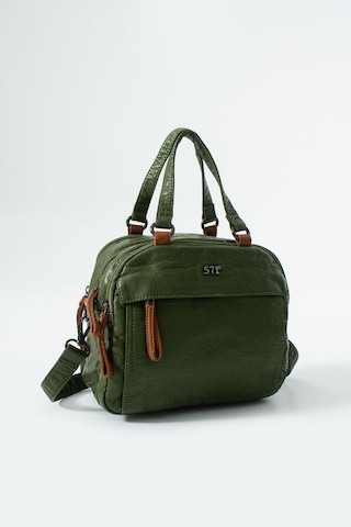 Baginn Retro Vegan Deri Günlük Kadın Postacı Çanta Çapraz Askılı Omuz Çantası Yıkama Suni Deri 27 23 Cm Yeşil