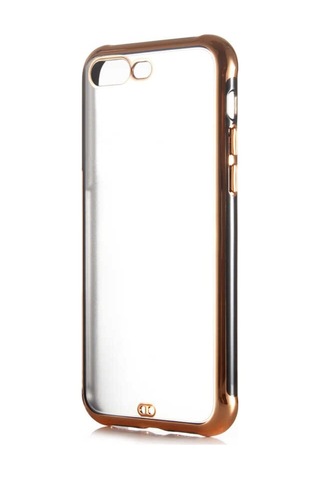 Apple Uyumlu iPhone 7 Plus Kılıf Zore Voit Altın Renk Tasarımlı Kılıf