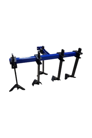 Elmas Serisi Çapa Makinası 5 Li Kaz Ayağı - Pulluk - Çapa 4+1 5'li Siyah