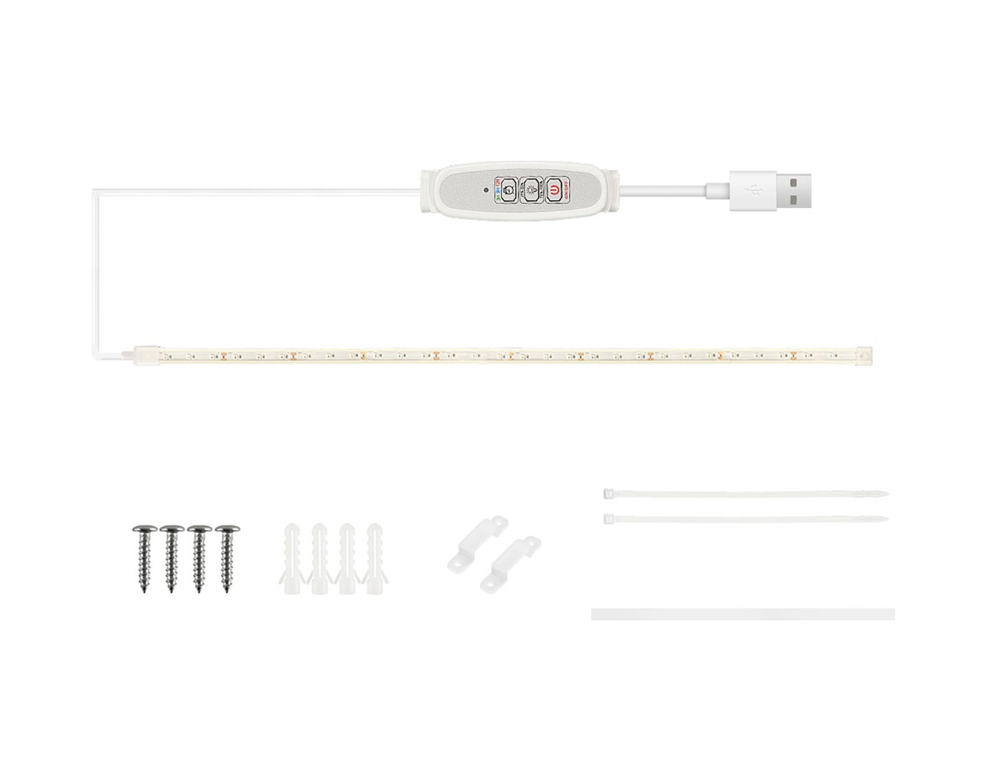 Folinda Bitki Büyüme Led Işık Şeridi 50cm - Kırmızı-mavi Spektrum, 4 Seviye Parlaklık, 24 Saat Akıllı Zamanlayıcı 3h/9h/12h , Usb Plug & Play, Çoklu Montaj Seçeneği Kırmızı - Mavi