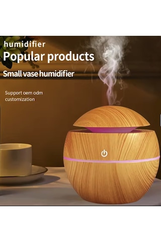 Küre Hava Nemlendirici Humidifer 7 Renk Rgb Gece Lambası Bebek Ve Çocuk Odaları İçin Menlendirici