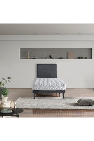 Niron Pocket 90x200 cm Tek Kişilik Yatak Katlanır Baza Başlık Takımı - Katlanır Baza, Başlık ve Yatak Seti
