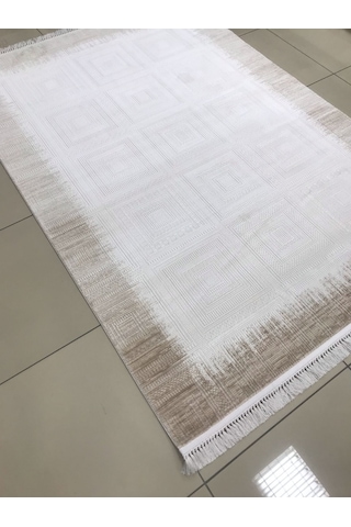 Merinos Halı Elegance 74427 070 Serisi Akrilik Salon Oturma Yatak Odası Halısı Kahve
