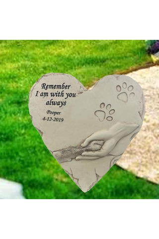 Homyl Veranda Sundurma Dış Mekan Için Anıt Taş Paw Beyaz Altın