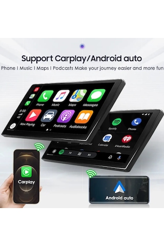 Kingwin Bmw E39 E53 X5 M5 Uyumlu 7 İnc Led Ekran Android Multimedyalı Oto Teyp 4gb Ram / 64gb Hafıza / Wireless Carplay & Android Auto 7"