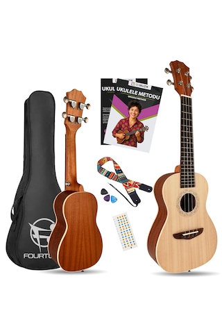 Fourtune Sydra Ukc-23nt Concert Ukulele Maun Hakiki Ağaç Concert