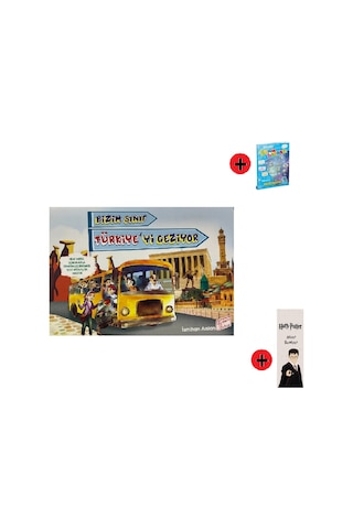 3. Sınıf Hikaye Kitabı Seti Gizemli Bahçe Bizim Sınıf Türkiye'yi Geziyor + 3. Sınıf Test Kitabı + Kişiye Özel İsimli Harry Potter Kitap Ayracı
