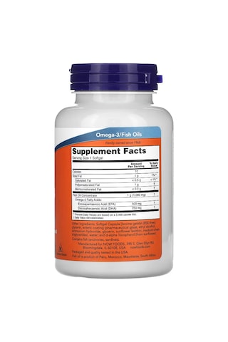 Now Foods, Ultra Omega-3 Fish Oil, Balık Yağı 90 Softgels