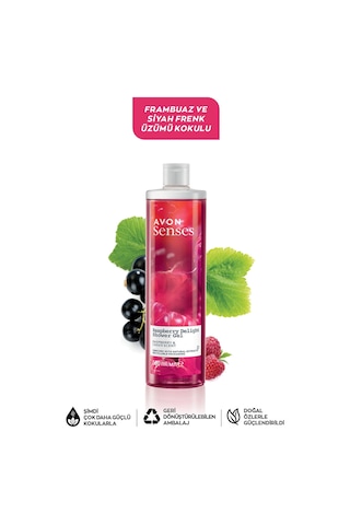 Avon Senses Rapsberry Delight Frambuaz ve Frenk Üzümü Kokulu Duş Jeli 500 ML
