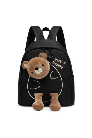 Çocuk Sevimli Ve Hafif Sırt Çantası-siyah