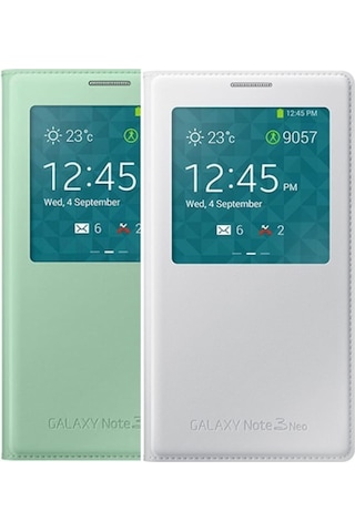 Samsung Uyumlu Galaxy Note 3 Neo N7500S-View Cover Kapakli Kili 361291449