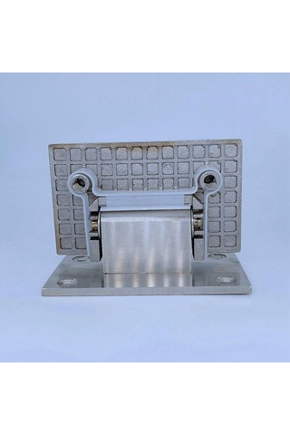 Mufunye 304 Çelik Cam Kapı Misketi, 8-12mm Cam Uyumlu, 50kg Yüke Dayanır, 90 Derece Açılım, Otomatik Geri Çekme Özelliği, Pimli Montaj, Paslanmaz, Fırça Altın Rengi Diğer