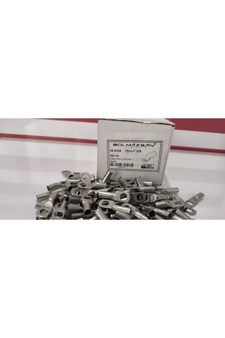 Solmazsan Skp Ekonomik Tip Kablo Pabucu 25 Mm² M8 -sk 6028 Adet: 50 Adet