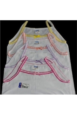 Seher Yıldızı Kız Ip Askılı Oyalı 6 Adet