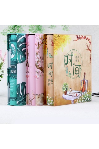 Sones 6 İnç 200 Parça Plastik 4d Fotoğraf Albümleri Ara Sayfalı Büyük Kapasiteli Albüm 5190-9