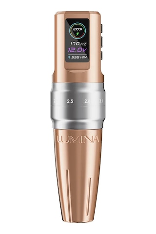 Ez P3 Pro Lumina 2.0 3.3mm Stroke Kablosuz Pmu & Dövme Pen Makinesi Rose Gold