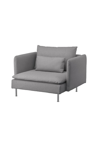 Ikea Gri Modern Kanepe - Tekli Koltuk