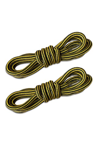 Mawrond 120 Cm, Sarı+ Siyah, Fitilli Yuvarlak Extra Sağlam, Bot Bağcığı Altın - Siyah Mawrond 120 Cm, Sarı+ Siyah, Fitilli Yuvarlak Extra Sağlam, Bot Bağcığı Altın - Siyah