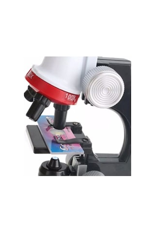 Eğitici Mikroskop Kiti Zoom Led Işıklı 100x 400x 1200x St1200x Çok Renkli