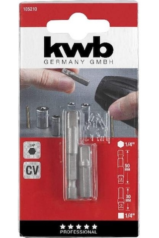 Kwb 105210 Lokma Adaptör Seti 2 Parça 30 Ve 50 Mm