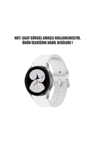 Microsonic Samsung Uyumlu Galaxy Watch 5 44mm Kordon Solid Silicone Band