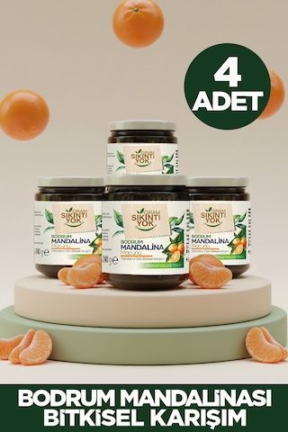Bodrum Mandalinası Macunu 4 Adet X 240g