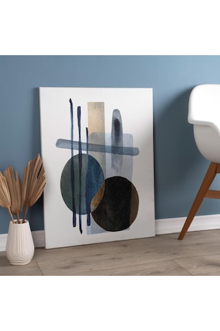 Toprak Çemberi Modern Bohem Kanvas Tablo Nv00287