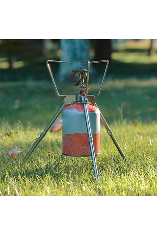 Homyl Z04 Gaz Tankı Için Uzatma Direği Sırt Çantasıyla Kamp Gümüş