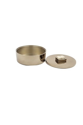 Mikasa Moor Bronz Traverten Mermer Kapaklı Kutu 15x8 Cm