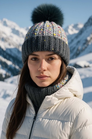 Ponpon Detay Kadın Bere Rkş-1142 Antrasit Antrasit