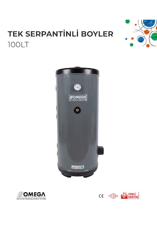 100 L Tek Serpantinli Boyler 1