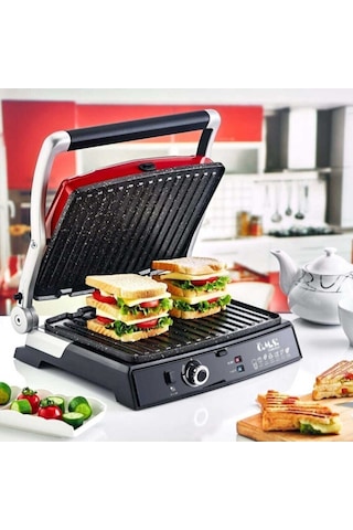 O.M.S 3278 Collection 2000 W Döküm Tost Makinesi