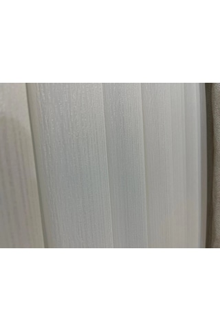 Nivemeshome Lima Ekru Parlak Çizgili 1/2,5 Pileli Tül Perde Apm Çok Renkli