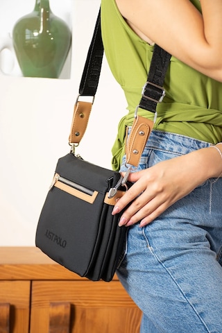 Just Polo Kadın Siyah Taba Ayarlanabilir Uzun Askılı Omuz Çantası P346036mh Siyah - Taba