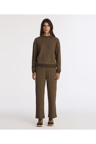 Yargıcı Regular Bisiklet Yaka Uzun Kol Sweatshirt 25kksw9019l 003 Kahverengi