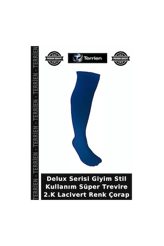 Terrien Delux Serisi Giyim Stil Kullanım Süper Trevire 2.k Lacivert Renk Çorap Diğer
