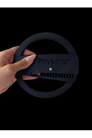 Dikey Ps5 Slim Ve Ps5 Pro Için Cdli Ve Dijital Versiyonu Playstation 5 Slim Standı Vidalı Siyah Kırmızı Daire