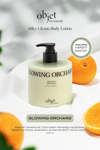 Yaşlanma Karşıtı Saten Bitişli Vücut Losyonu Kundal Silky Gleam Body Lotion Glowing Orchard